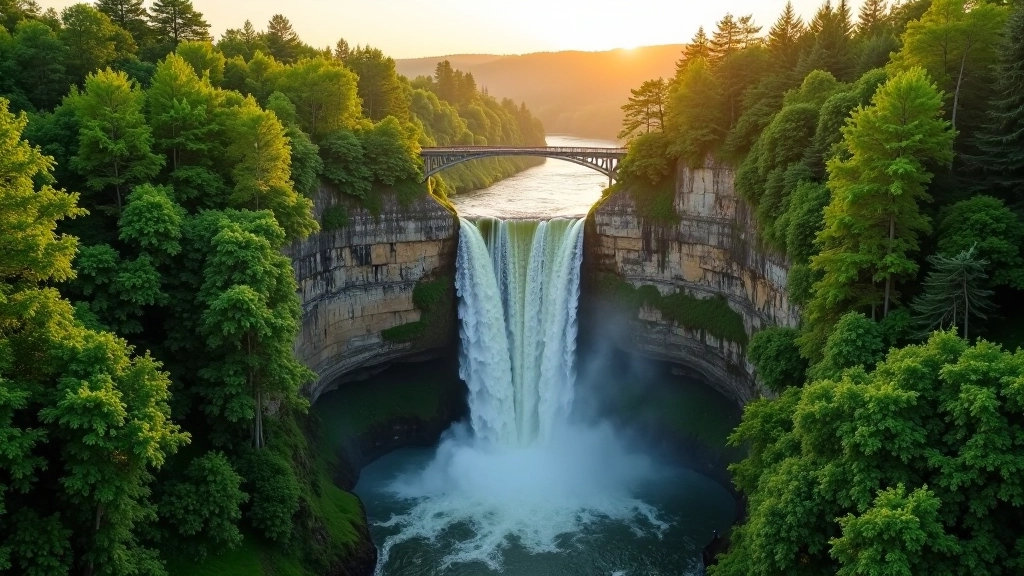 Venta Rapid waterfall with viewing platform